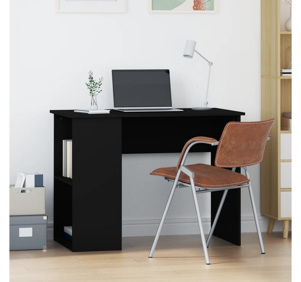 furnicato Schreibtisch Schwarz 100x55x75 cm Holzwerkstoff von furnicato