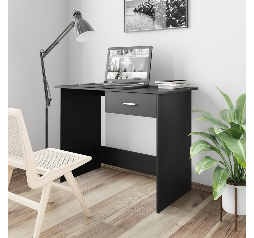 furnicato Schreibtisch Schwarz 100×50×76 cm Holzwerkstoff von furnicato