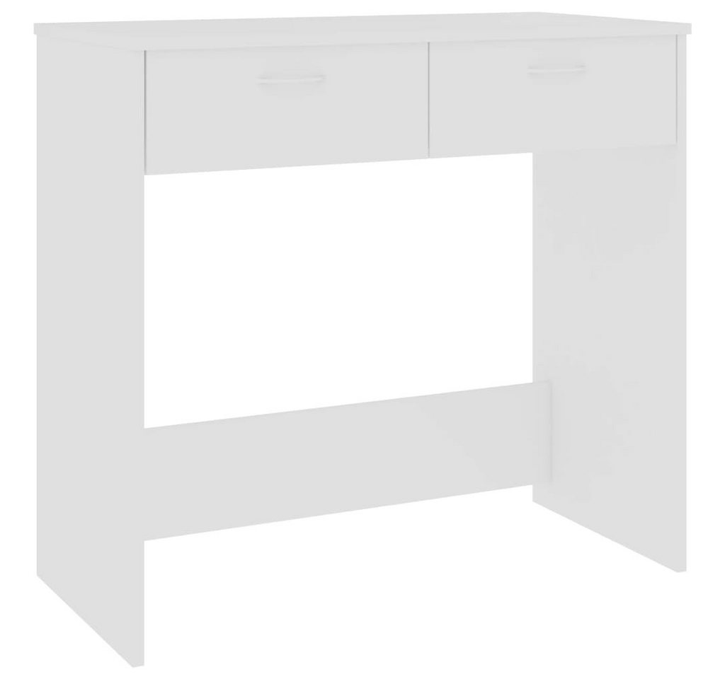 furnicato Schreibtisch Weiß 80x40x75 cm Holzwerkstoff (1-St) furnicato Schreibtisch Weiß 80x40x75 cm Holzwerkstoff (1-St) von furnicato