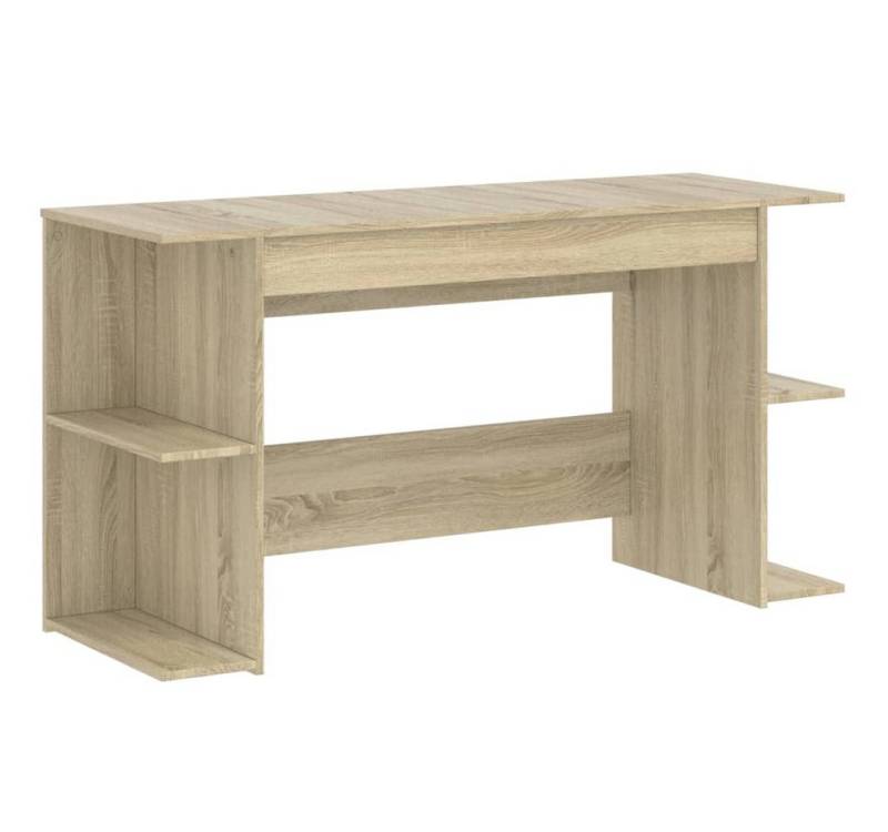 furnicato Schreibtisch Sonoma-Eiche 140x50x75 cm Holzwerkstoff von furnicato