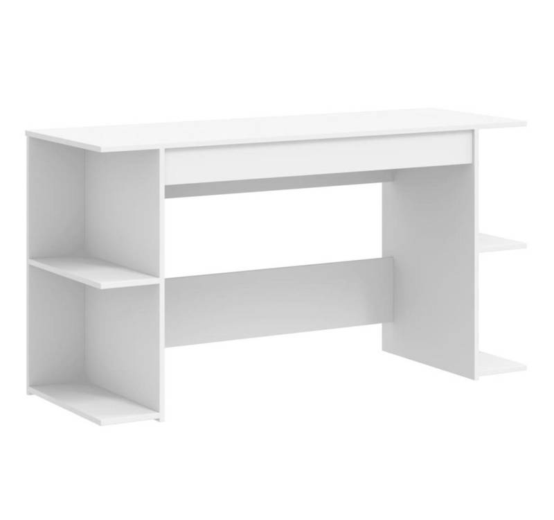 furnicato Schreibtisch Weiß 140x50x75 cm Holzwerkstoff (1-St) von furnicato