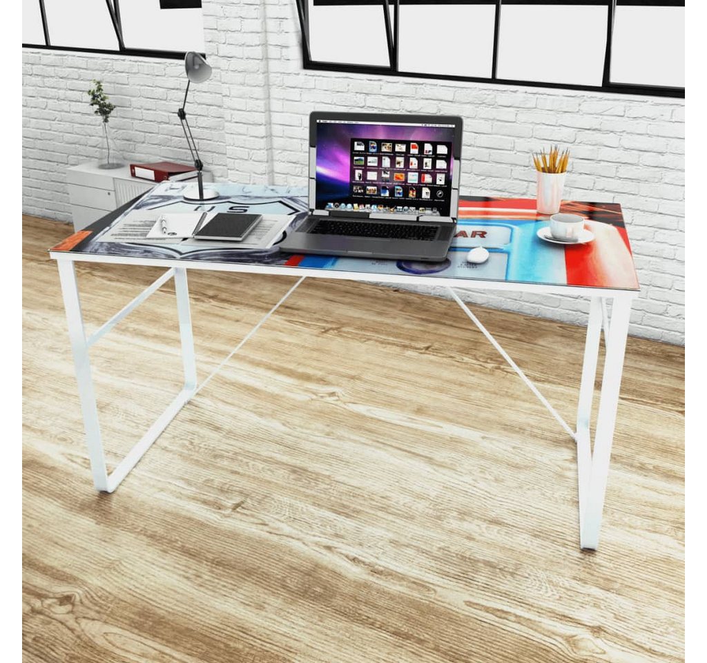 furnicato Schreibtisch mit Lifestyle Print von furnicato