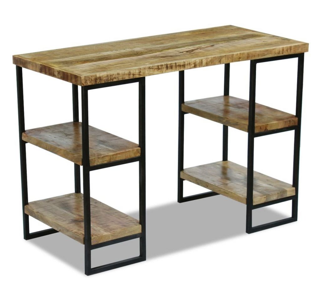 furnicato Schreibtisch Büroschreibtisch Mangoholz 110×50×76 cm von furnicato