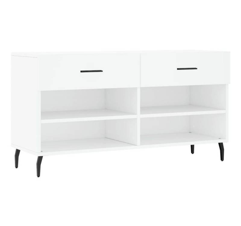 furnicato Schuhbank Weiß 102x35x55 cm Holzwerkstoff (1-St) von furnicato