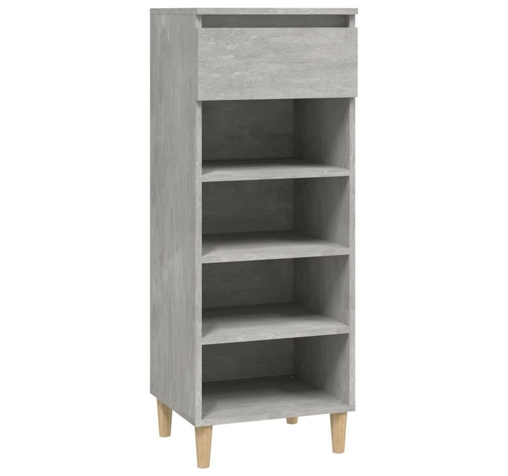 furnicato Schuhschrank Betongrau 40x36x105 cm Holzwerkstoff (1-St) von furnicato