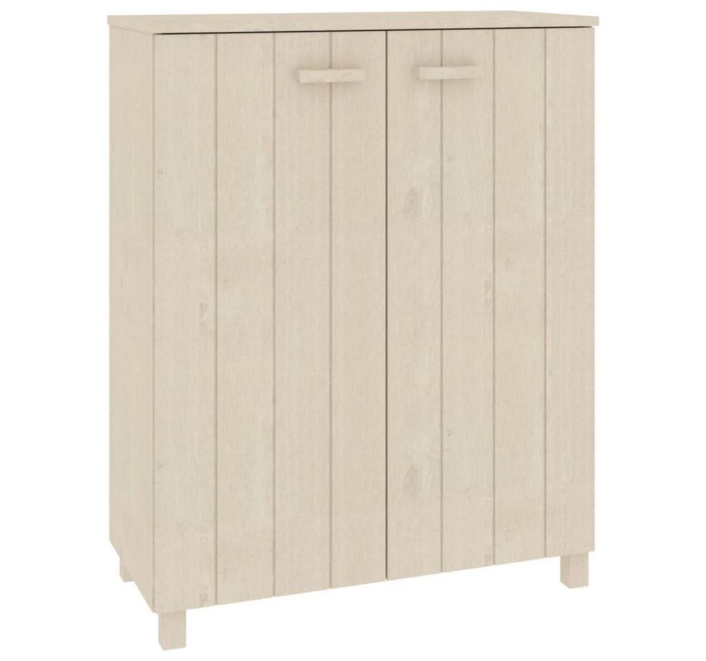 furnicato Schuhschrank HAMAR Honigbraun 85x40x108 cm Massivholz Kiefer (1-St) von furnicato