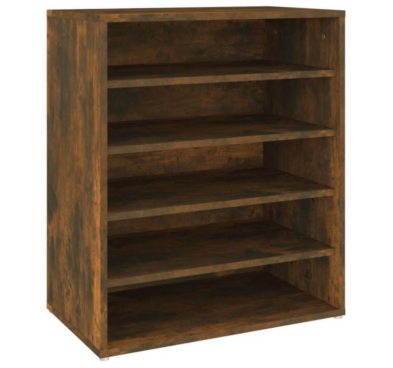 furnicato Schuhregal Schuhschrank Räuchereiche 60x35x70 cm Holzwerkstoff, 1-tlg. von furnicato