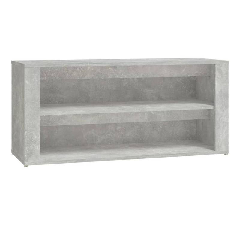 furnicato Schuhregal Betongrau 100x35x45 cm Holzwerkstoff, 1-tlg. von furnicato