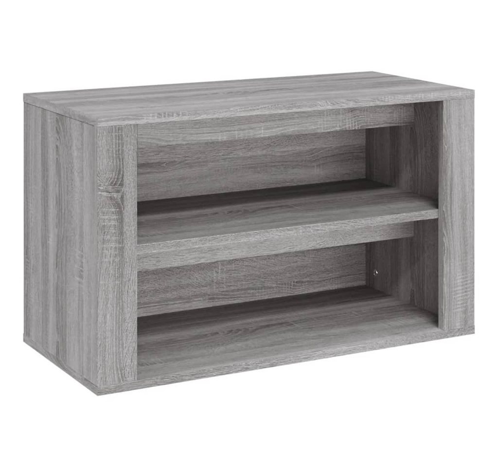 furnicato Schuhschrank Schuhregal Grau Sonoma 75x35x45 cm Holzwerkstoff (1-St) von furnicato