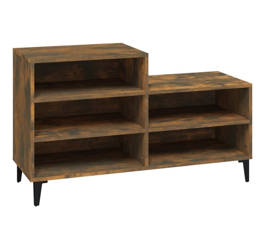 furnicato Schuhregal Räuchereiche 102x36x60 cm Holzwerkstoff, 1-tlg. furnicato Schuhregal Räuchereiche 102x36x60 cm Holzwerkstoff, 1-tlg. von furnicato