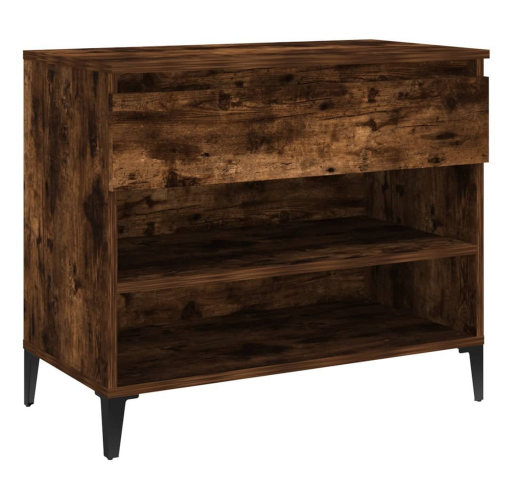 furnicato Schuhschrank Schuhregal Räuchereiche 70x36x60 cm Holzwerkstoff (1-St) von furnicato