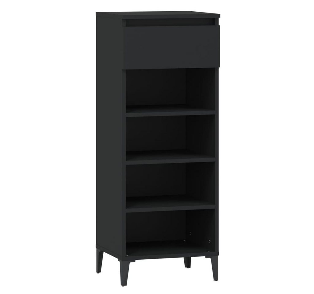 furnicato Schuhregal Schwarz 40x36x105 cm Holzwerkstoff, 1-tlg. furnicato Schuhregal Schwarz 40x36x105 cm Holzwerkstoff, 1-tlg. von furnicato
