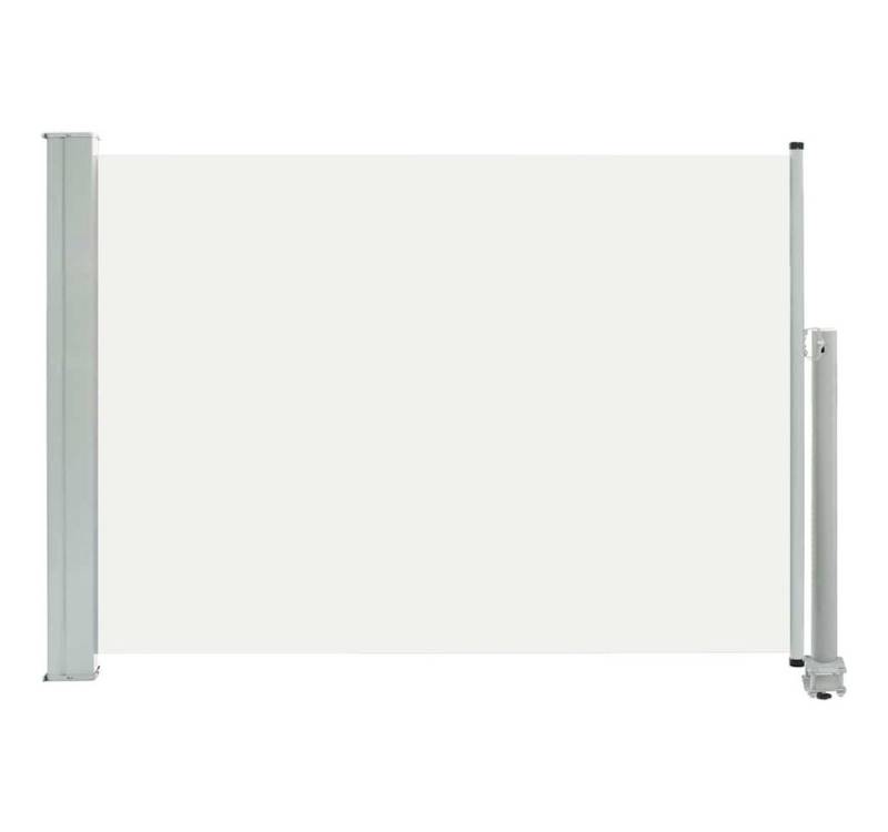 furnicato Seitenmarkise Ausziehbare 80×300 cm Creme (1-St) von furnicato