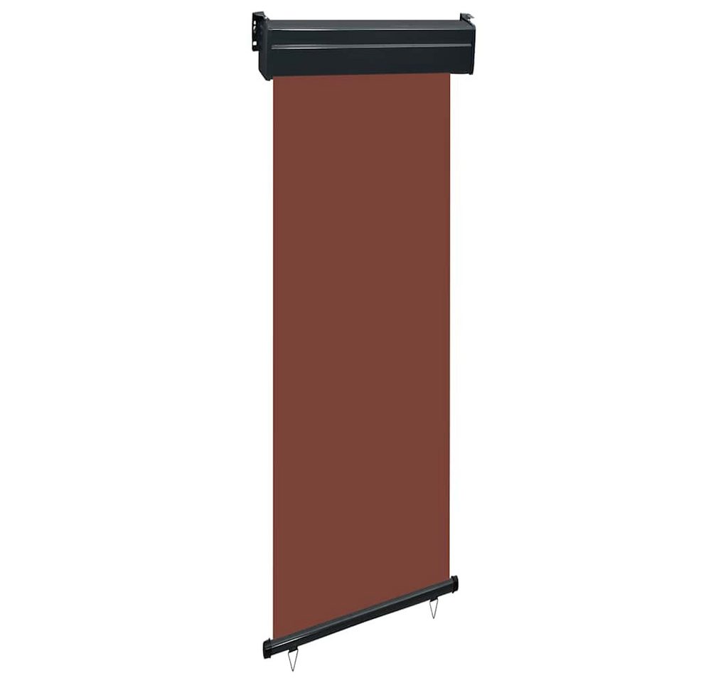 furnicato Seitenmarkise Balkon-65x250 cm Braun (1-St) von furnicato