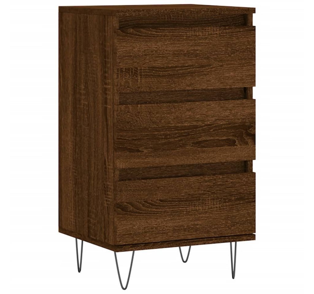 furnicato Sideboard Braun Eichen-Optik 40x35x70 cm Holzwerkstoff von furnicato