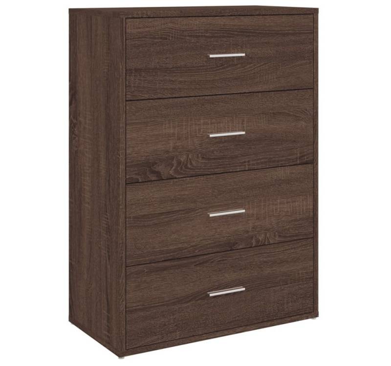 furnicato Sideboard Braun Eichen-Optik 60x31x84 cm Holzwerkstoff (1 St) von furnicato