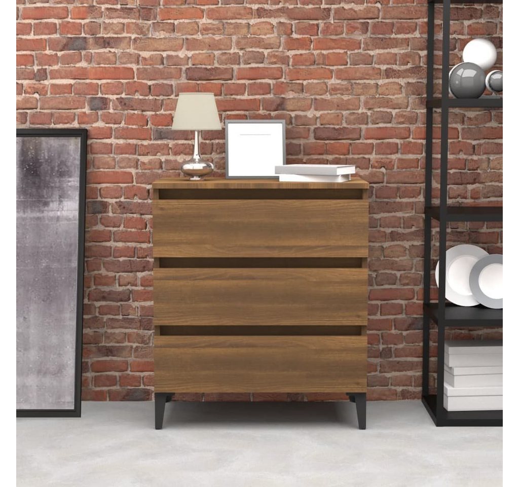 furnicato Sideboard Braun Eichen-Optik 60x35x69 cm Holzwerkstoff von furnicato