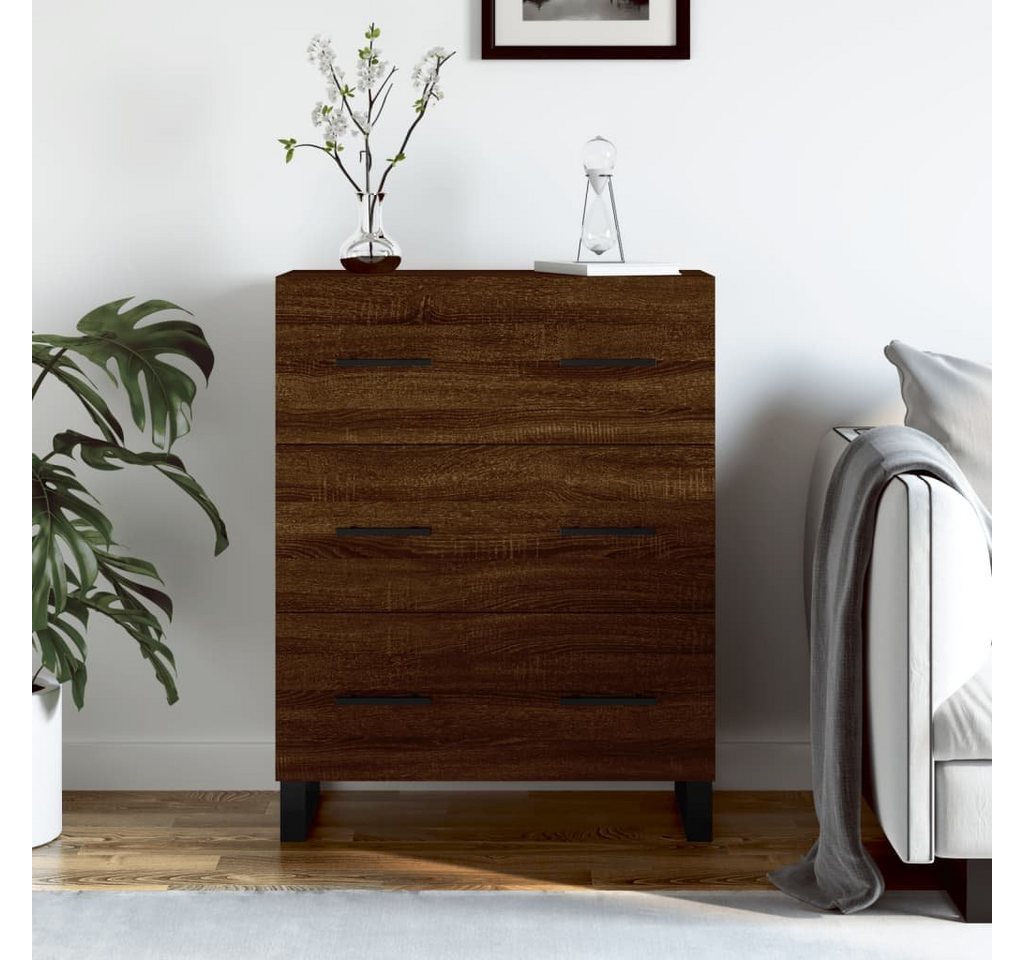 furnicato Sideboard Braun Eichen-Optik 69,5x34x90 cm Holzwerkstoff von furnicato