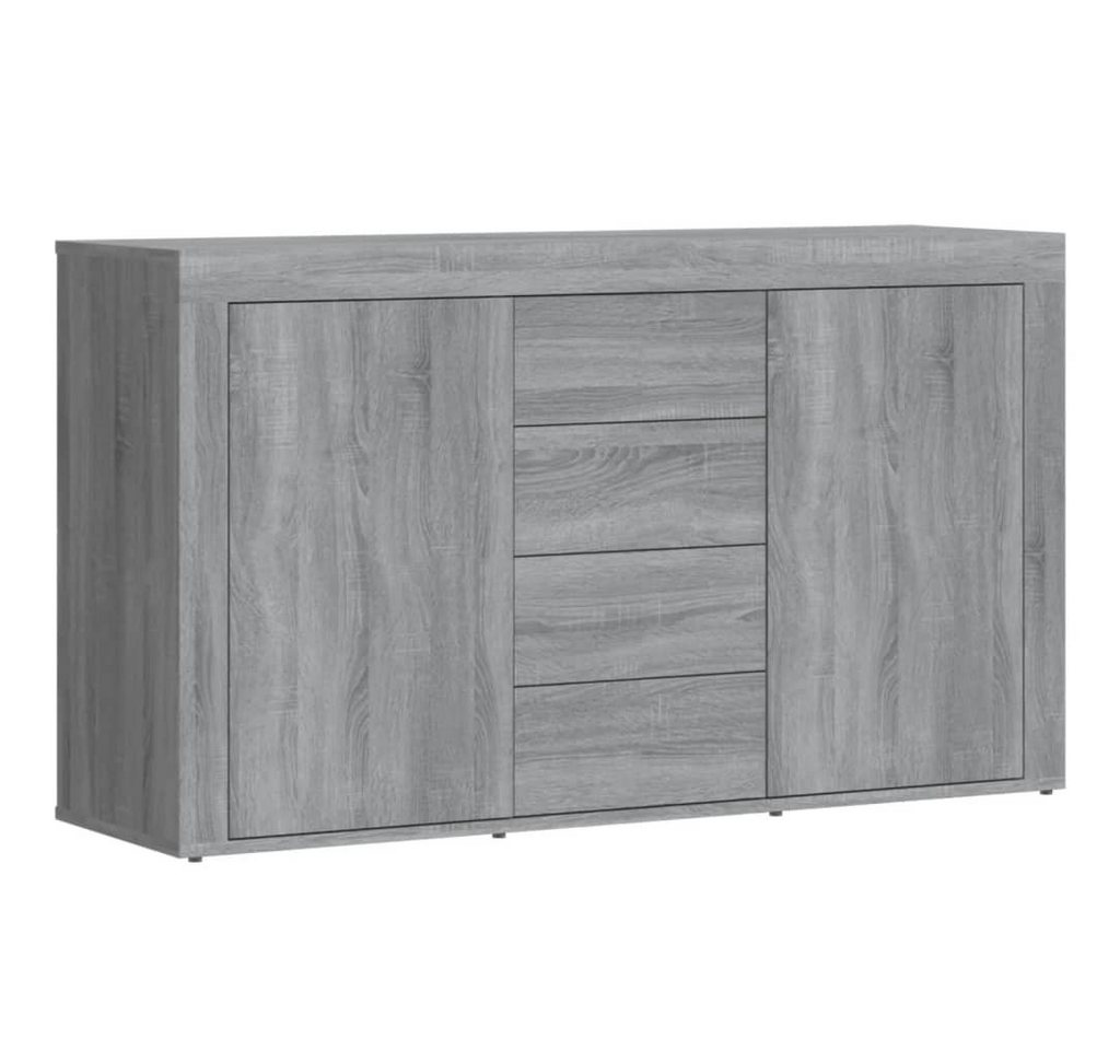 furnicato Sideboard Grau Sonoma 120x36x69 cm Holzwerkstoff (1 St) von furnicato