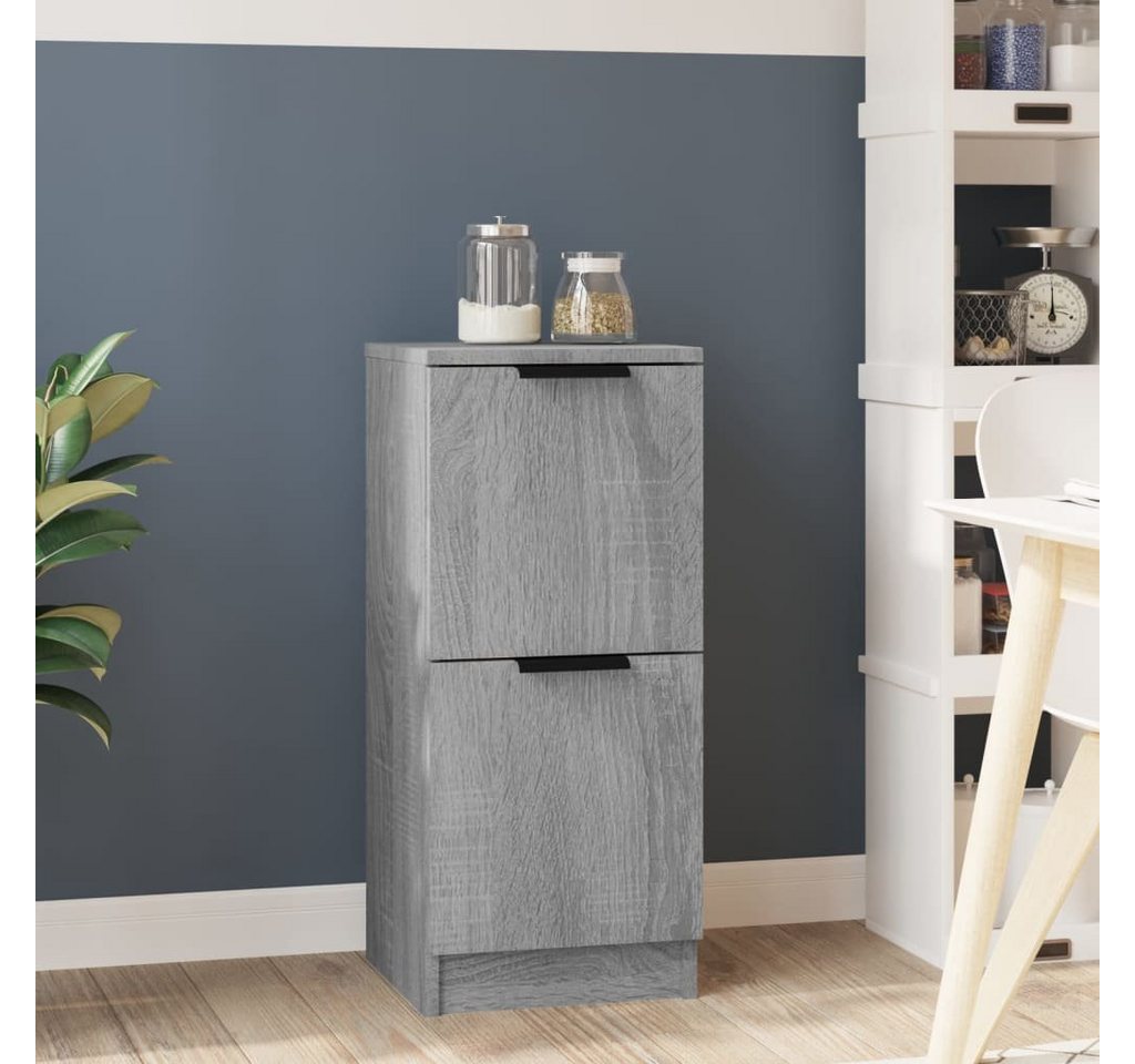 furnicato Sideboard Grau Sonoma 30x30x70 cm Holzwerkstoff von furnicato