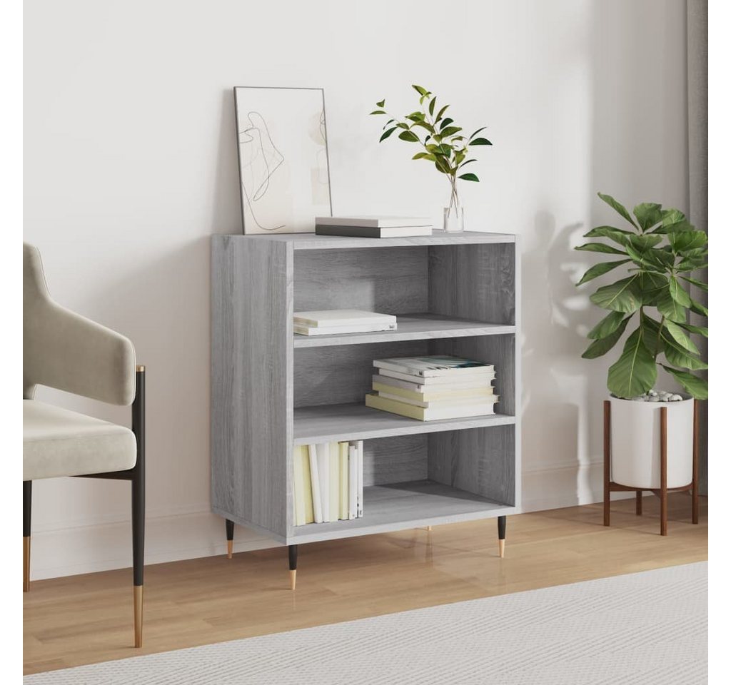 furnicato Sideboard Grau Sonoma 57x35x70 cm Holzwerkstoff von furnicato