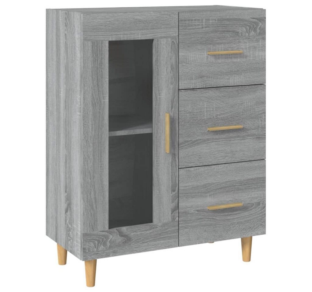 furnicato Sideboard Grau Sonoma 69,5x34x90 cm Holzwerkstoff (1 St) von furnicato
