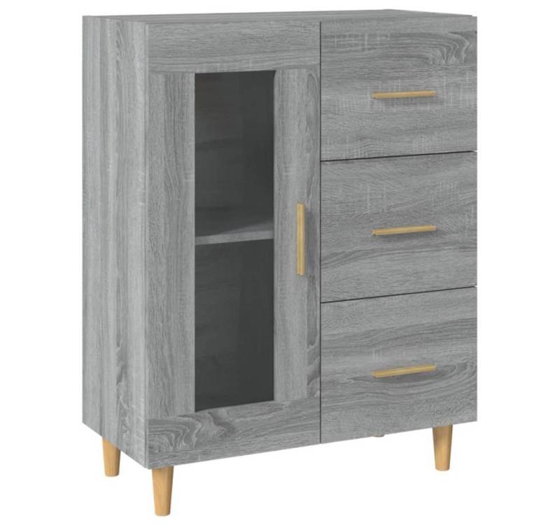 furnicato Sideboard Grau Sonoma 69,5x34x90 cm Holzwerkstoff (1 St) von furnicato