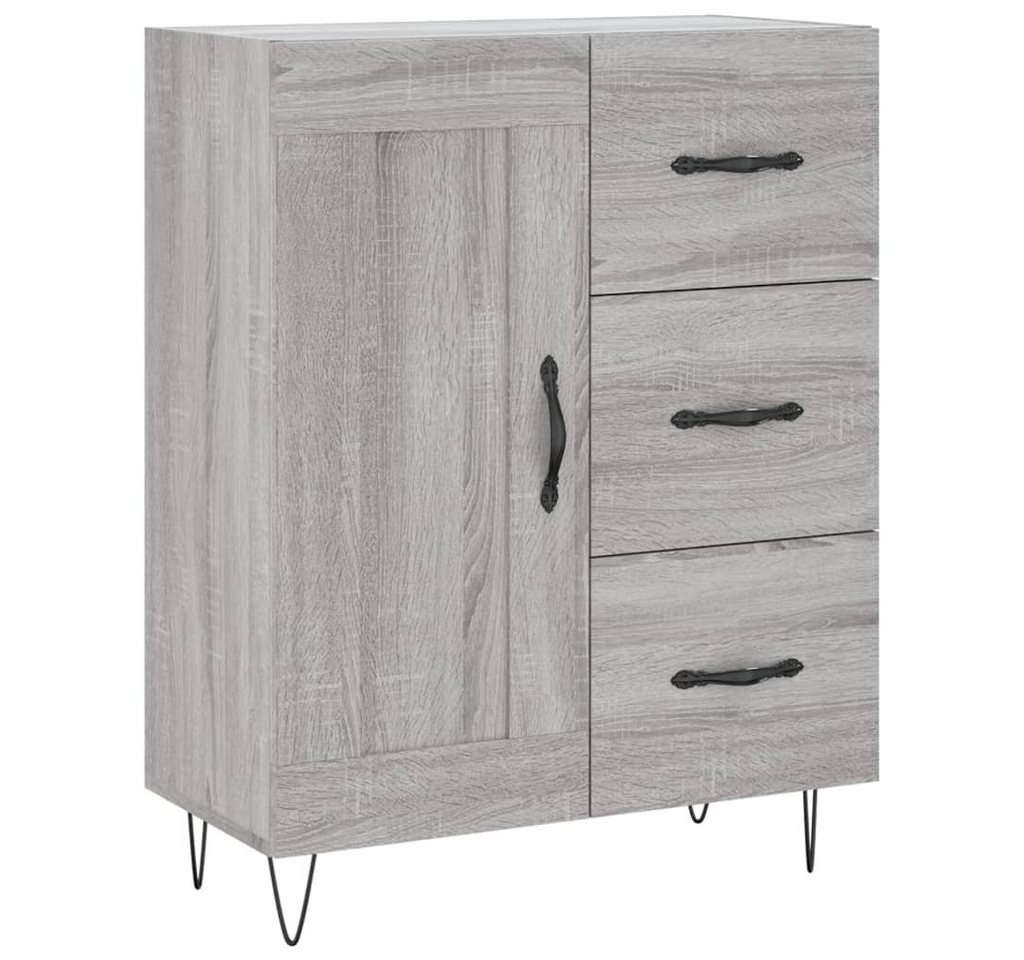 furnicato Sideboard Grau Sonoma 69,5x34x90 cm Holzwerkstoff (1 St) von furnicato