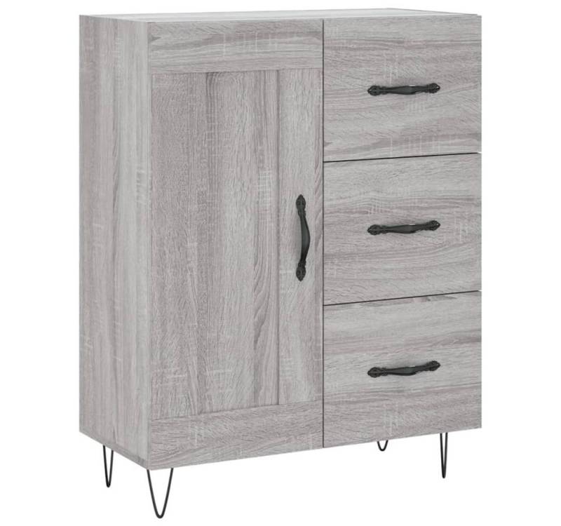 furnicato Sideboard Grau Sonoma 69,5x34x90 cm Holzwerkstoff (1 St) von furnicato