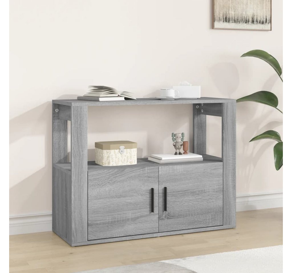 furnicato Sideboard Grau Sonoma 80x30x60 cm Holzwerkstoff (1 St) von furnicato