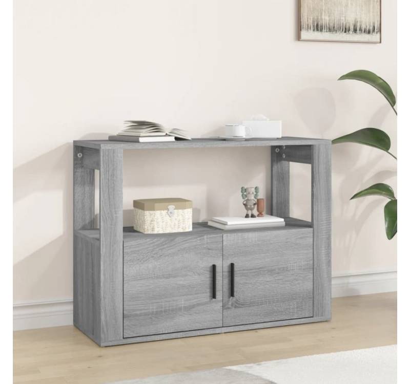 furnicato Sideboard Grau Sonoma 80x30x60 cm Holzwerkstoff (1 St) von furnicato