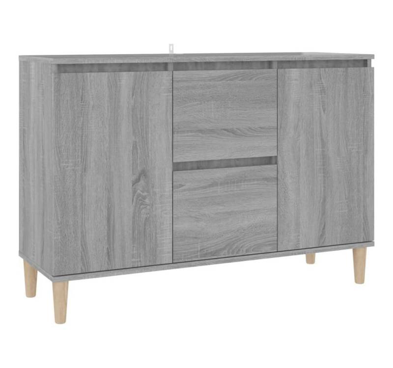 furnicato Sideboard Grau Sonoma-Eiche 103,5x35x70 cm Holzwerkstoff (1 St) von furnicato