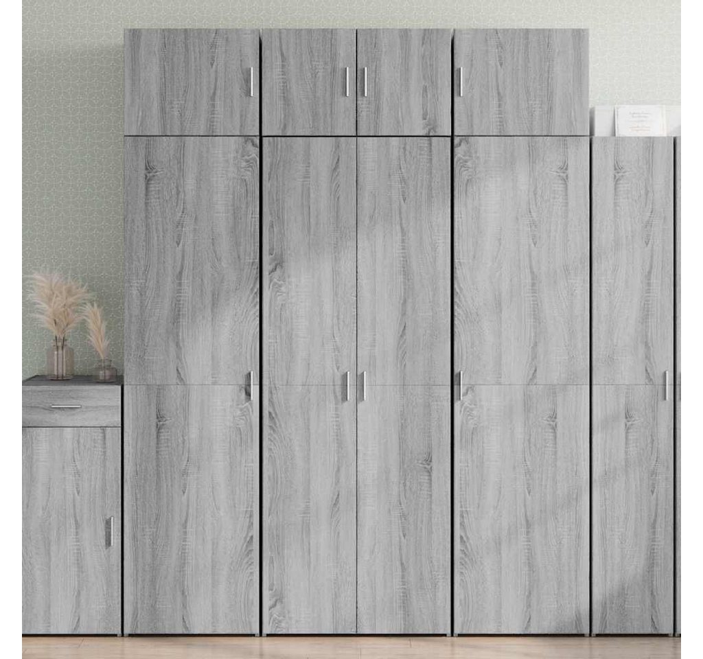 furnicato Sideboard Highboard Betongrau 70x42,5x185 cm Holzwerkstoff (1 St) von furnicato
