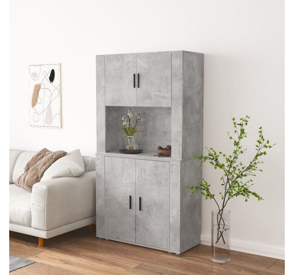 furnicato Sideboard Highboard Betongrau Holzwerkstoff (1 St) von furnicato