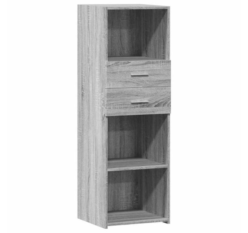 furnicato Sideboard Highboard Grau Sonoma 40x42,5x124 cm Holzwerkstoff (1 St) von furnicato