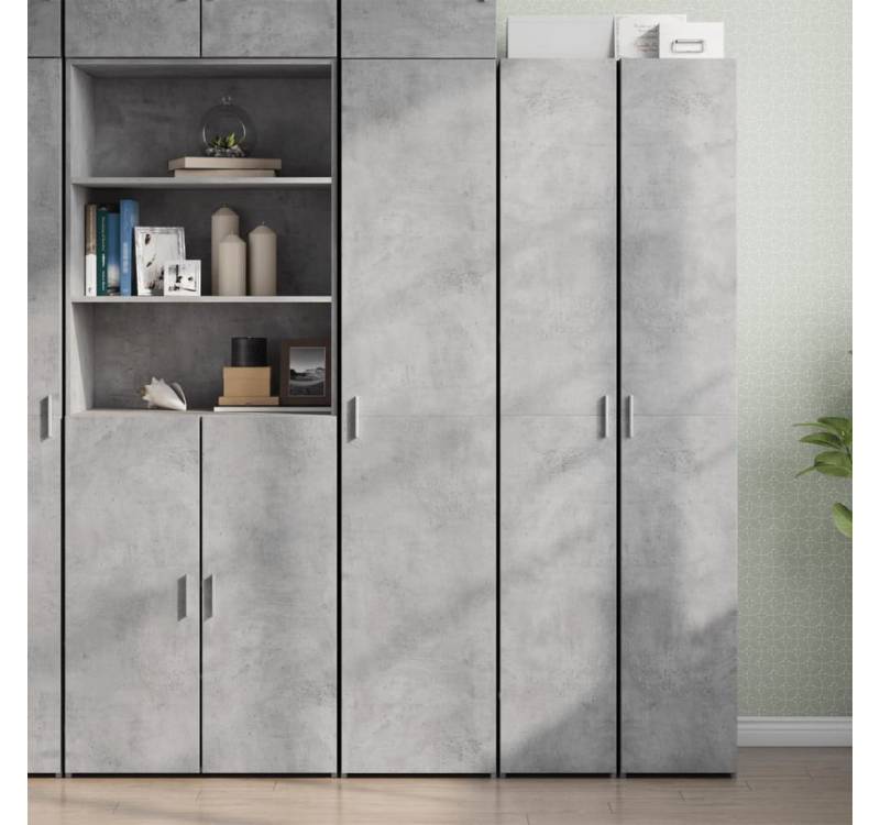 furnicato Sideboard Highboard Betongrau 40x42,5x185 cm Holzwerkstoff (1 St) von furnicato