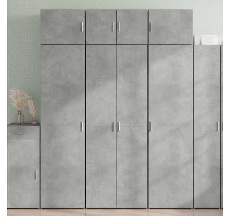 furnicato Sideboard Highboard Betongrau 70x42,5x185 cm Holzwerkstoff (1 St) von furnicato