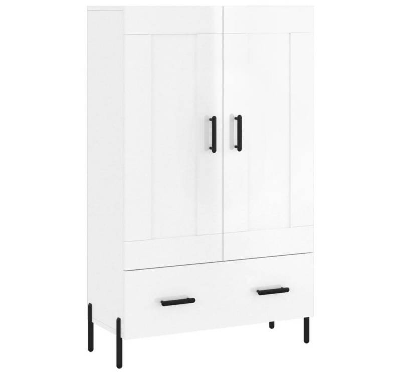 furnicato Sideboard Highboard Hochglanz-Weiß 69,5x31x115 cm Holzwerkstoff (1 St) von furnicato