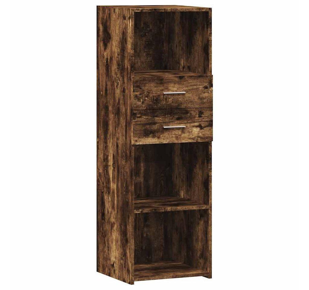furnicato Sideboard Highboard Räuchereiche 40x42,5x124 cm Holzwerkstoff (1 St) von furnicato