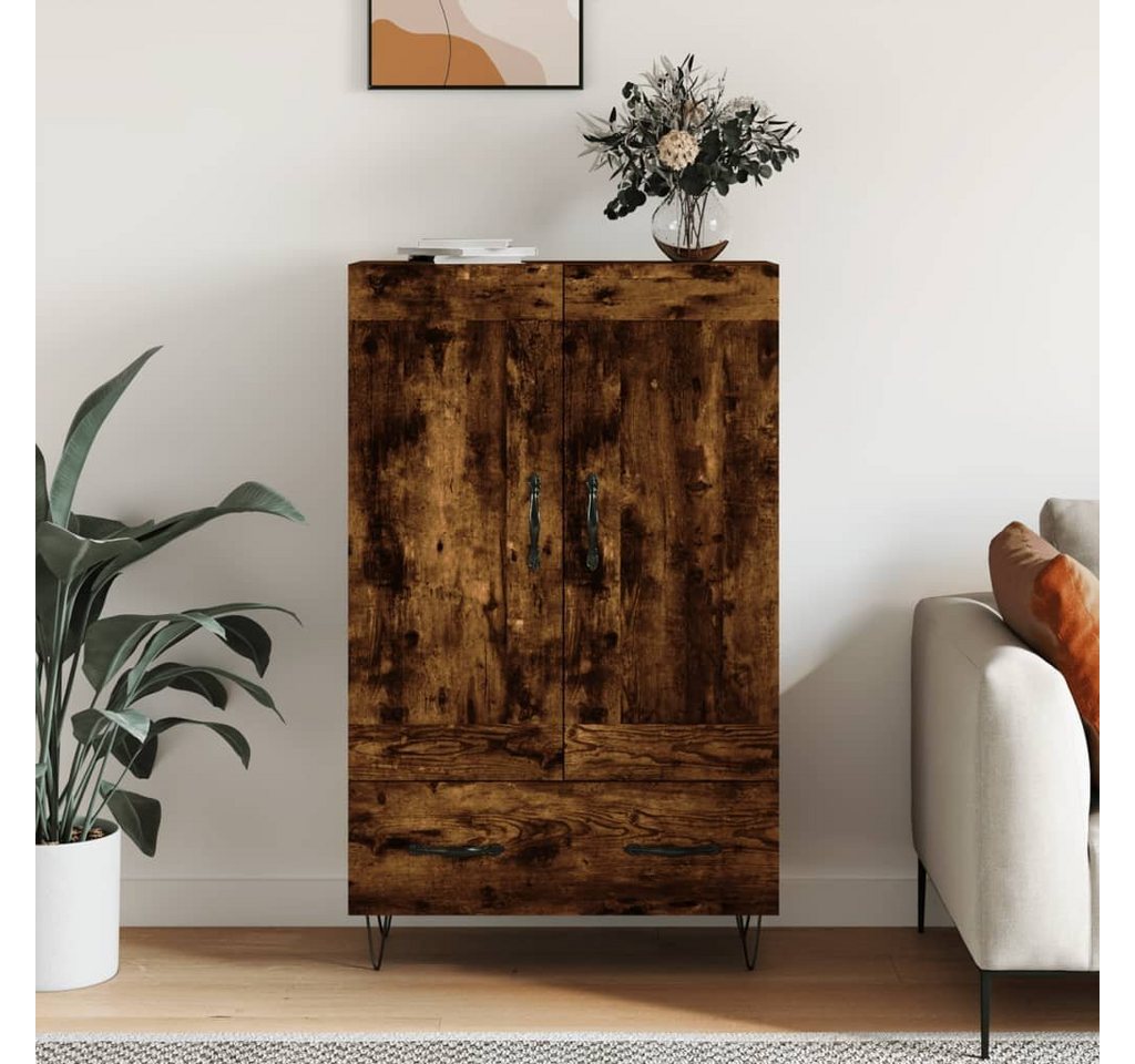 furnicato Sideboard Highboard Räuchereiche 69,5x31x115 cm Holzwerkstoff von furnicato