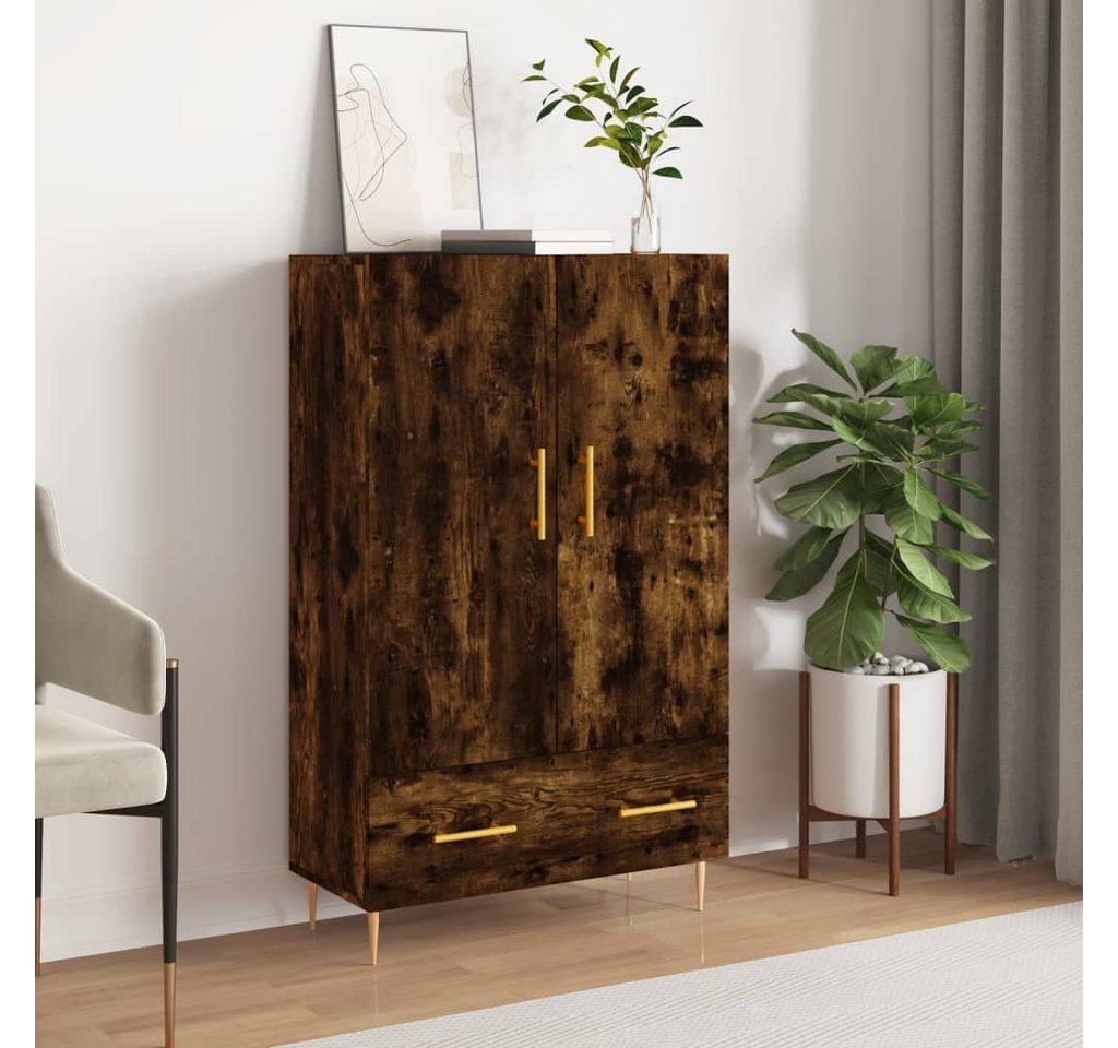 furnicato Sideboard Highboard Räuchereiche 69,5x31x115 cm Holzwerkstoff von furnicato