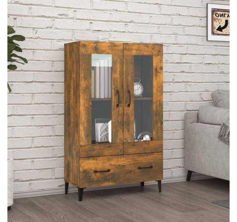 furnicato Sideboard Highboard Räuchereiche 70x31x115 cm Holzwerkstoff von furnicato