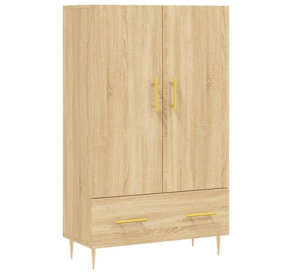 furnicato Sideboard Highboard Sonoma-Eiche 69,5x31x115 cm Holzwerkstoff von furnicato