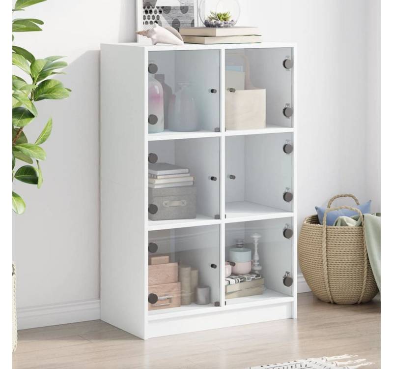 furnicato Sideboard Highboard mit Türen Weiß 68x37x109 cm Holzwerkstoff (1 St) von furnicato