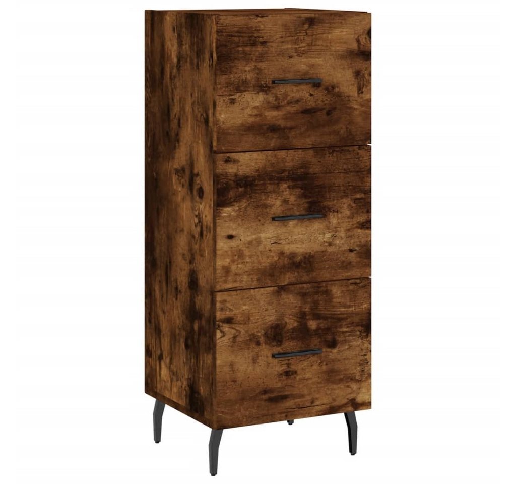 furnicato Sideboard Räuchereiche 34,5x34x90 cm Holzwerkstoff von furnicato