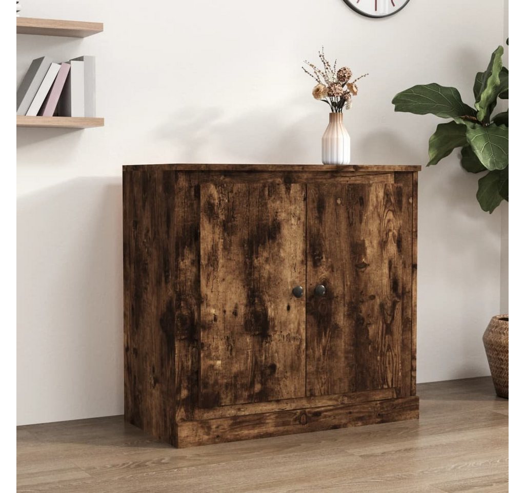 furnicato Sideboard Räuchereiche 70x35,5x67,5 cm Holzwerkstoff (1 St) von furnicato