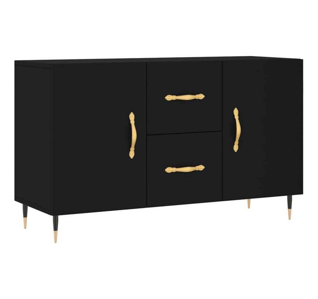 furnicato Sideboard Schwarz 100x36x60 cm Holzwerkstoff (1 St) von furnicato