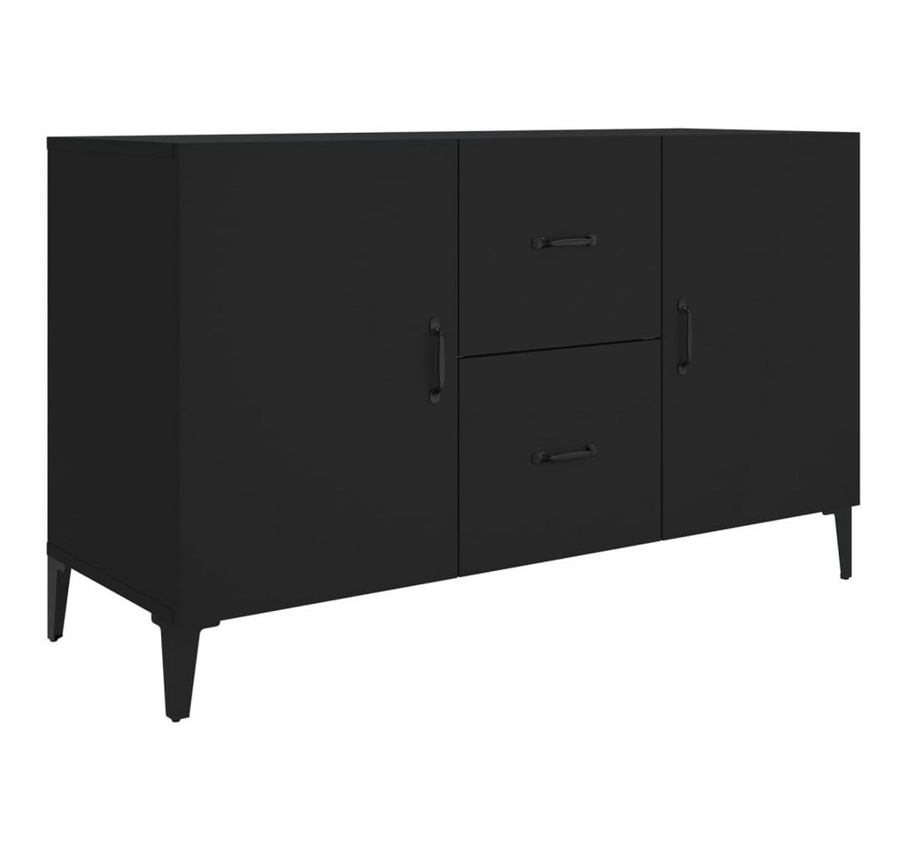 furnicato Sideboard Schwarz 100x36x60 cm Holzwerkstoff von furnicato