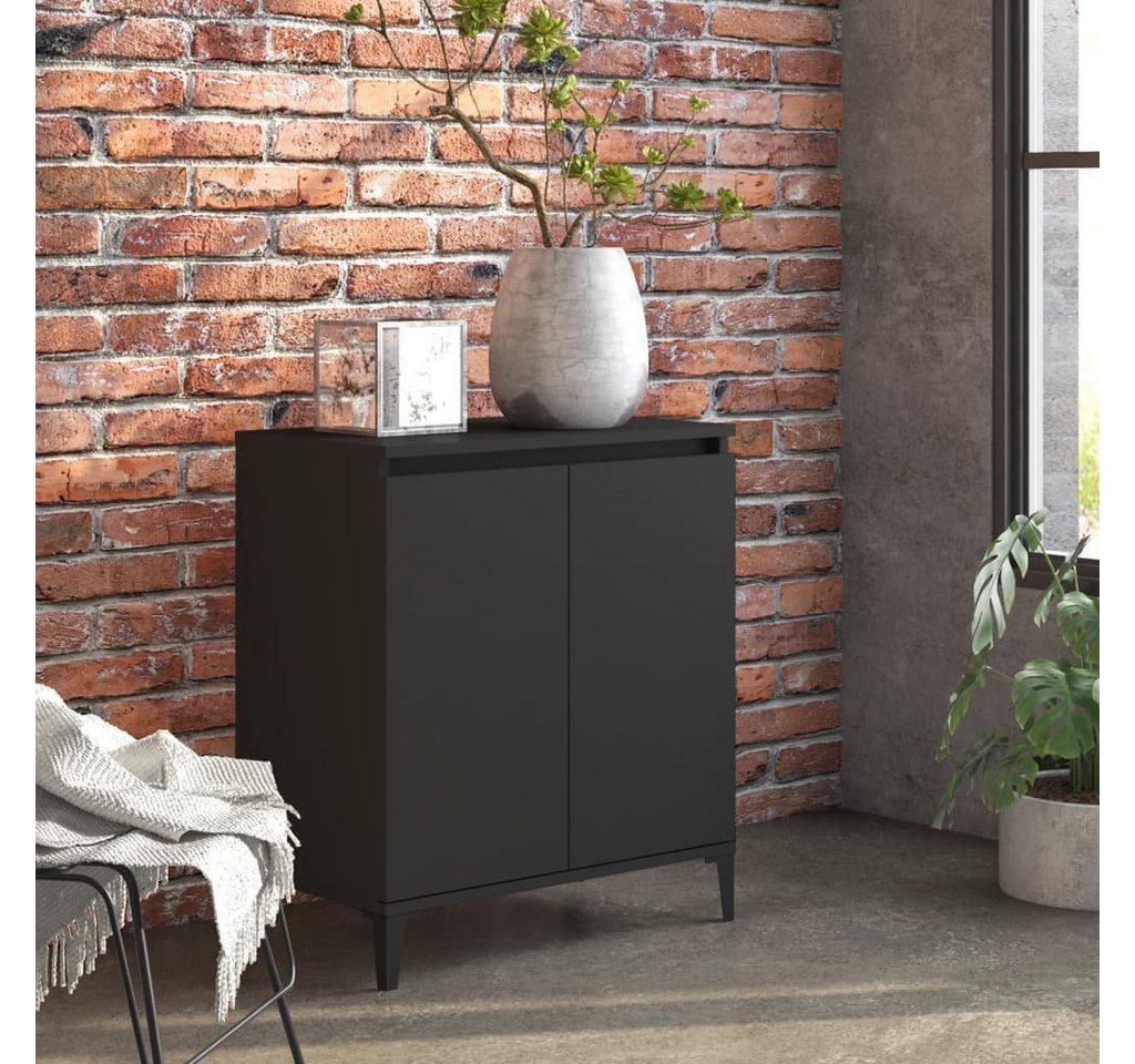 furnicato Sideboard Schwarz 60x35x70 cm Spanplatte von furnicato