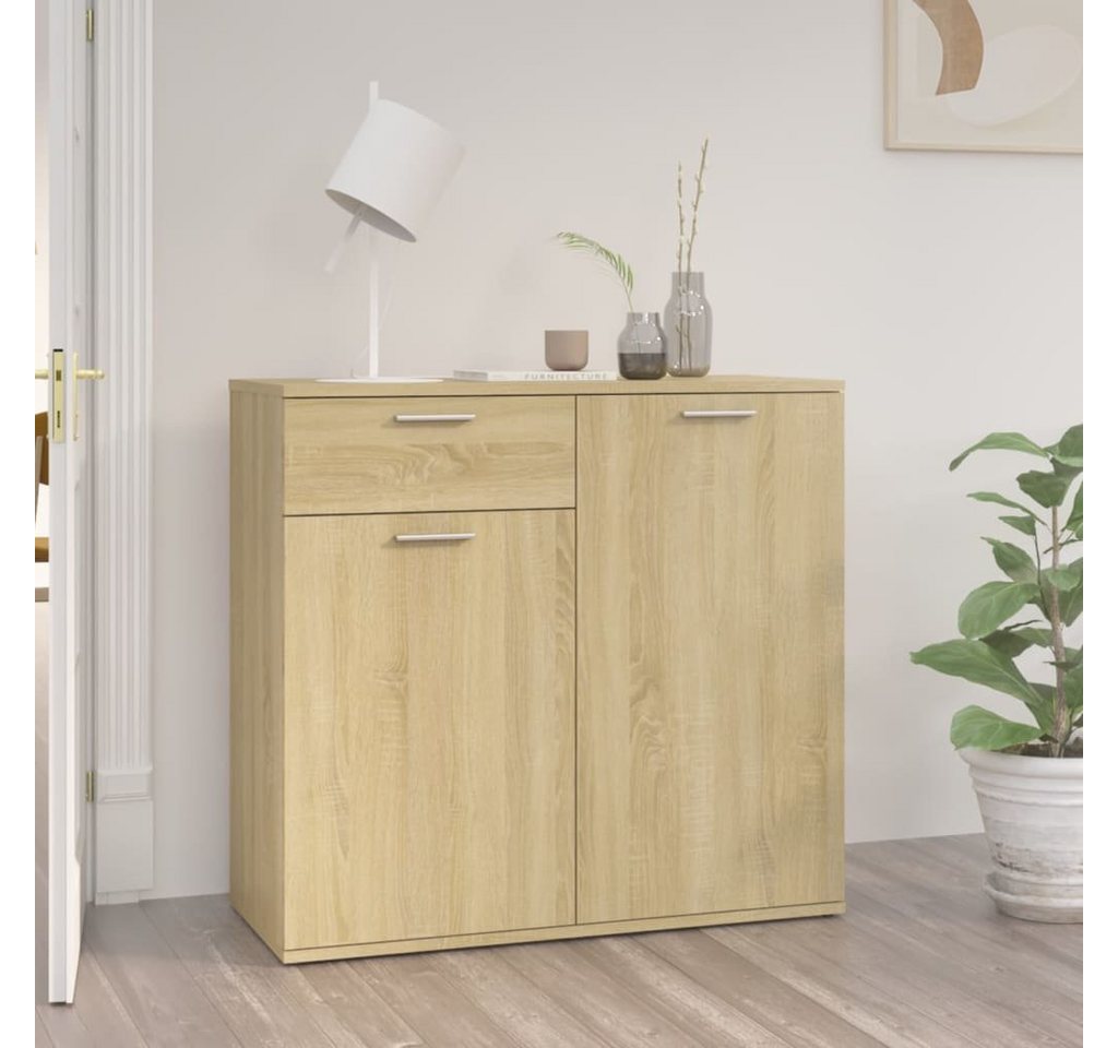 furnicato Sideboard Sonoma-Eiche 80x36x75 cm Spanplatte von furnicato